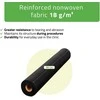 Habys Neaustinė medicinos paklodė rulone 60cm×50 m, 18 g/m² (juoda)