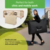 Habys Sulankstomas masažo ir fizioterapijos stalas Lira Comfy Base, smėlio spalvos