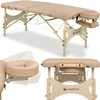 Habys Sulankstomas masažo stalas Bello One 70 Soft Touch beige
