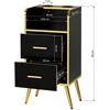 Activeshop Kirpėjo reikmenų spintelė Gabbiano Trix Gold Juodas