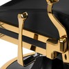 Activeshop Kirpyklos kėdė Barber Chair Gabbiano Leonardo Gold Juodas