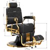 Activeshop Kirpyklos kėdė Barber Chair Gabbiano Leonardo Gold Juodas