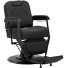 Activeshop Kirpyklos kėdė Gabbiano Barber Chair Bruno, Juodas
