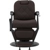 Activeshop Kirpyklos kėdė Gabbiano Barber Chair Bruno With Juodas, Brown
