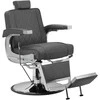 Activeshop Kirpyklos kėdė Professional Barber Chair Hair System 88066 Pilkas