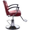 Kirpyklos kėdė PROFESSIONAL BARBER CHAIR HEKTOR BRUSSEL CHERRY