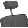 Activeshop Kirpyklos barberio kėdė Hair System BM88066B pilka su juodu pagrindu