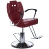 Kirpyklos kėdė PROFESSIONAL BARBER CHAIR HEKTOR BRUSSEL CHERRY