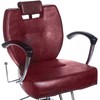 Kirpyklos kėdė PROFESSIONAL BARBER CHAIR HEKTOR BRUSSEL CHERRY