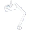 Activeshop Kosmetologinė LED lempa su lupa Elegante 6031 3D, balta