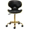Activeshop Kosmetologinė meistro kėdutė Gabbiano Q-4599G Gold Juodas