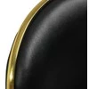 Activeshop Kosmetologinė meistro kėdutė Gabbiano Q-4599G Gold Juodas