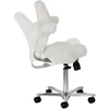 Activeshop Kosmetologinė meistro kėdutė su sėdynės pakreipimo ir fiksavimo funkcija Azzurro Special 152, pilka