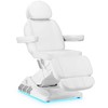 Activeshop Kosmetologinis krėslas Sillon Luxury Electric 3 Motors Foot Control Baltas