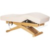 Activeshop Kosmetinė SPA lova „Sillon Siesta“ kreminės ir rudos spalvos