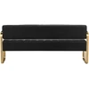 Activeshop Gabbio Avila laukiamojo sofa, aukso ir juodos spalvos