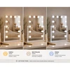 Beauty System Makiažo veidrodis su LED apšvietimu HOLLYWOOD 34x47cm
