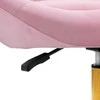 Activeshop Pasukamas fotelis 4Rico QS-BL12G Velvet Rožinė