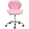 Activeshop Rožinė Kosmetologinė meistro kėdutė QS-06 Rožinė