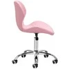 Activeshop Rožinė Kosmetologinė meistro kėdutė QS-06 Rožinė