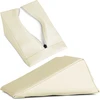 Pleišto formos masažo pagalvėlė Habys Satin Comfort 20×15×10 cm, smėlio spalvos