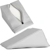 Pleišto formos masažo pagalvėlė Habys Satin Comfort 20×15×10 cm, šviesiai pilka