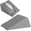 Pleišto formos masažo pagalvėlė Habys Vinyl Flex 20×15×10 cm, pilka