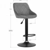 Restpro Baro kėdė CROWN ECO LEATHER CHROME Pilkas