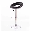 Restpro Baro kėdė DOUGHNUT ECO LEATHER CHROME Juodas