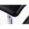 Restpro Baro kėdė WAVY ECO LEATHER CHROME Juodas