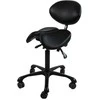 Restpro Kosmetologinė meistro kėdė Professional Massage Master with Backrest Juodas
