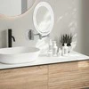 Vaizdą didinantis sieninis veidrodis (X10) su LED apšvietimu Lanaform Wall Mirror