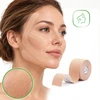 Veido ir kaklo kinezio juosta (kineziologinis teipas) Habys Face Elastic 5 cm × 5 m, smėlio spalva