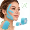 Veido ir kaklo kinezio juosta (kineziologinis teipas) Habys Face Elastic 5 cm × 5 m, mėlyna
