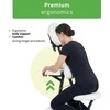 Vertikalaus masažo kėdė Habys Flexo Comfy Base baltas