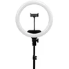 Žiedo formos LED lempa su trikoju 36W, juoda