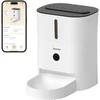 Išmanus maisto dozatorius Sponge Pet Feeder Smart Camera, baltas
