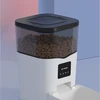 Išmanus maisto dozatorius Sponge Pet Feeder Smart, baltas/juodas