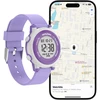 Išmanusis laikrodis Sponge Digital Watch WatchMe with Apple FindMy feature Violetinė