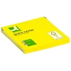 Q-Connect Lipnūs lapeliai 76x76mm 80lap geltoni