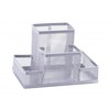 Q-Connect Metalinė pieštukinė 153x103x100mm, sidabrinė