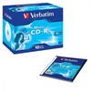 VERBATIM audio CD-R 80 min. / 700 MB 16x 10 pakelių papuošalų dėklo krištolinis paviršius, spalvinkite gyvai