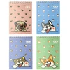 Zibi Bloknotas su spirale PUPPIES A6 40l langeliais