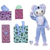 Barbės „Cutie Reveal“ rinkinys, minkštutėlių kostiumų serija - triušelis + koala