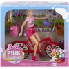 Mattel BARBIE lėlės ir dviračio rinkinys (HWJ00)