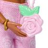 Lėlė Mattel BARBIE DELUXE FASHIONISTAS #12 rožiniu kostiumėliu