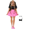 Mattel BARBIE DELUXE FASHIONISTAS mados lėlė rožiniu sijonu (JJN74)