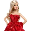 Mattel BARBIE HOLIDAY kolekcinė lėlė raudona suknele (JJX65)