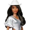 Mattel BARBIE madistė sidabro spalvos suknele (HYT95)