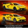 MATTEL BRICK SHOP HOT WHEELS '20 Corvette C8.R konstruktorius (JKR19)